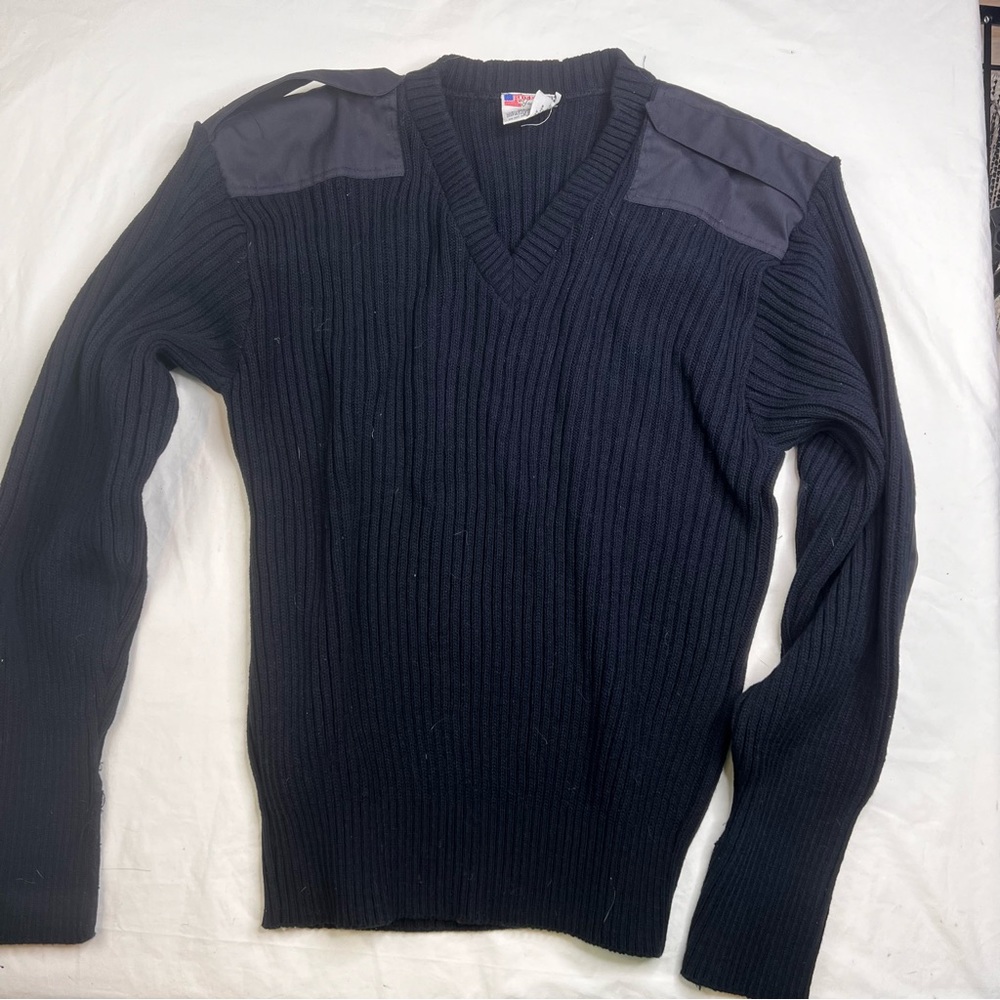 Jack Young Sweater Made In USA Commando Sz XXL Military Tactical Patch L040424